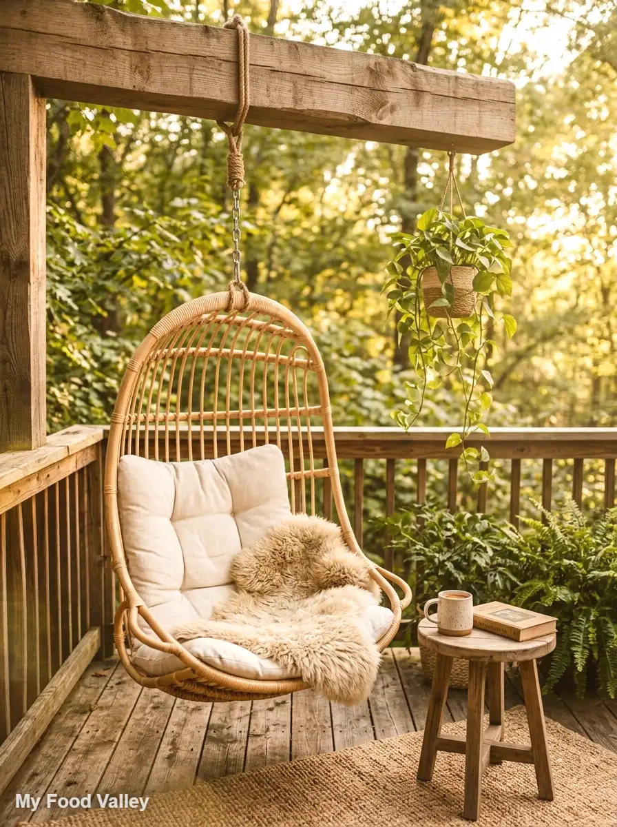 hanging rattan egg chair
