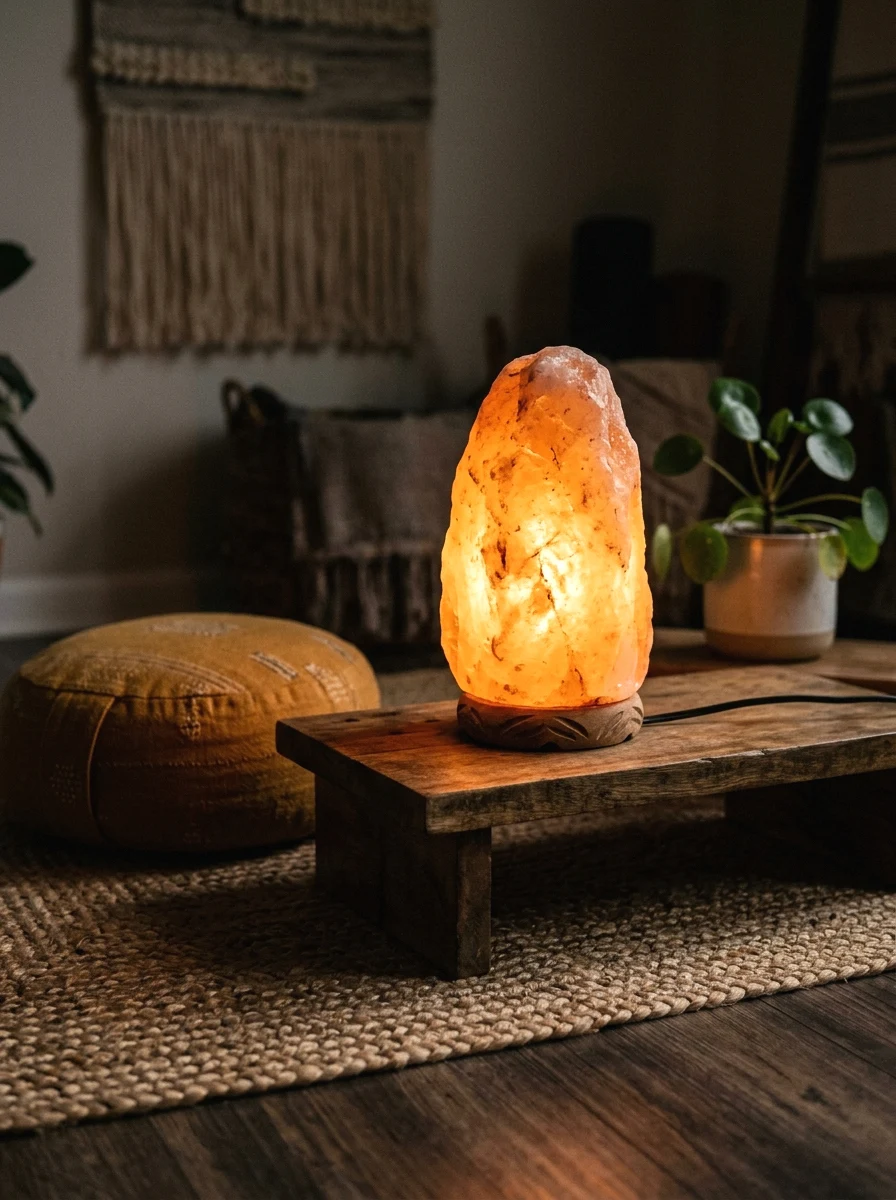 himalayan salt lamp accent
