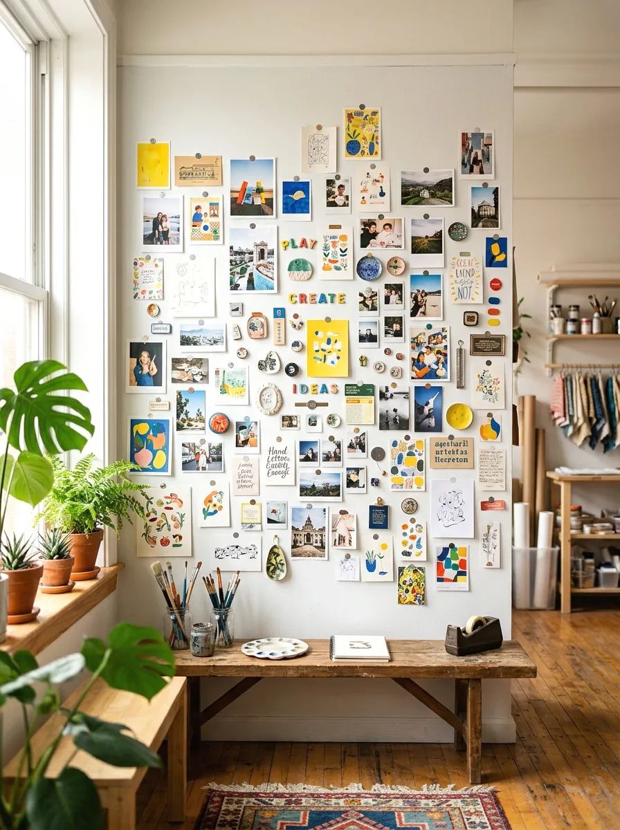 interactive magnetic art wall