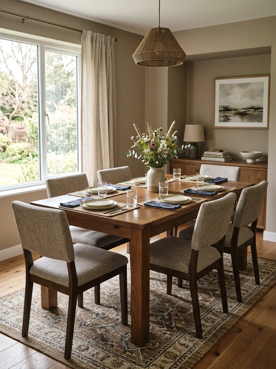 kid-friendly durable dining setup
