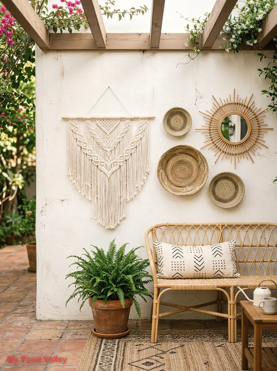 macrame and woven wall art