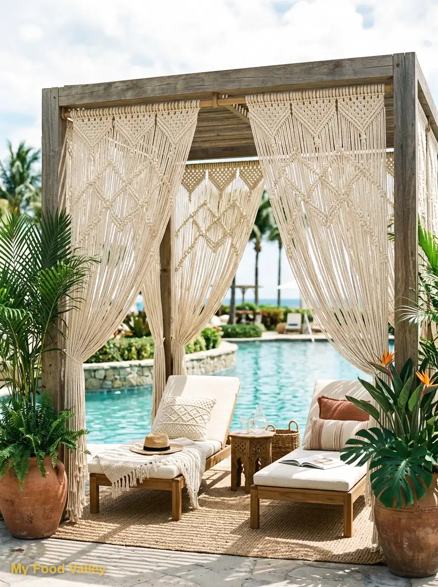 macrame cabana curtain panels