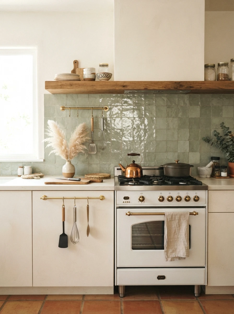 moroccan zellige tile backsplash