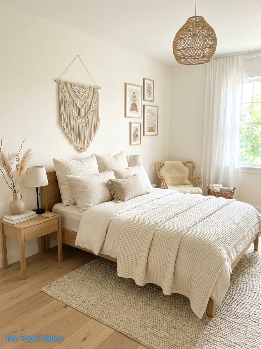 neutral boho with cream textures