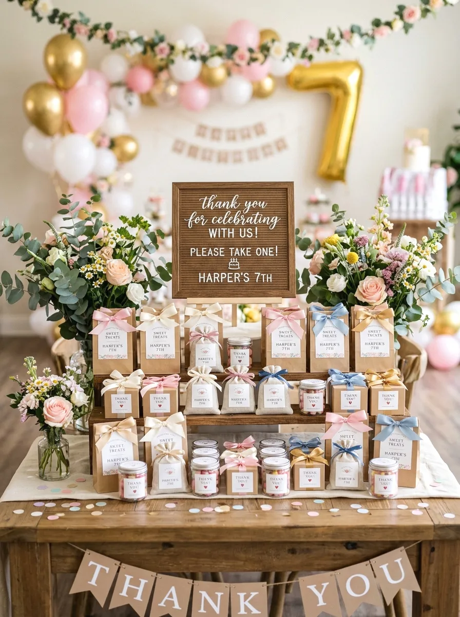 party favor display station