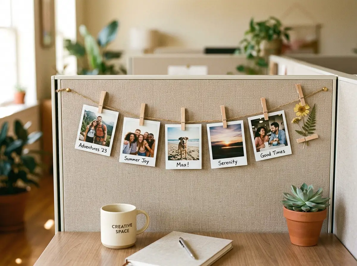 polaroid photo string