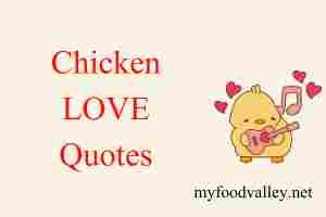 50 Chicken Love Quotes | A Funny Chicken Meat Quotes Collection