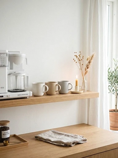scandinavian coffee nook