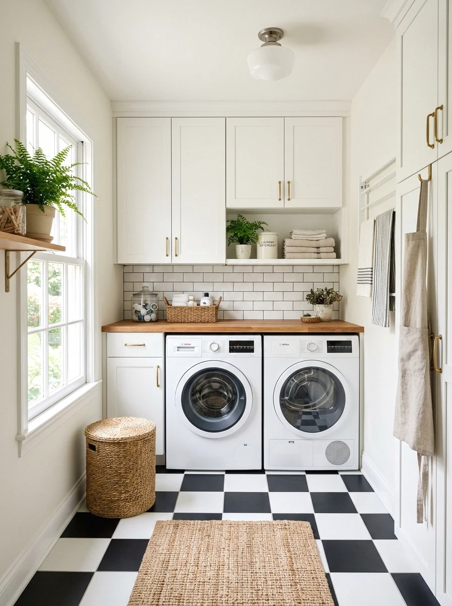 statement tile flooring