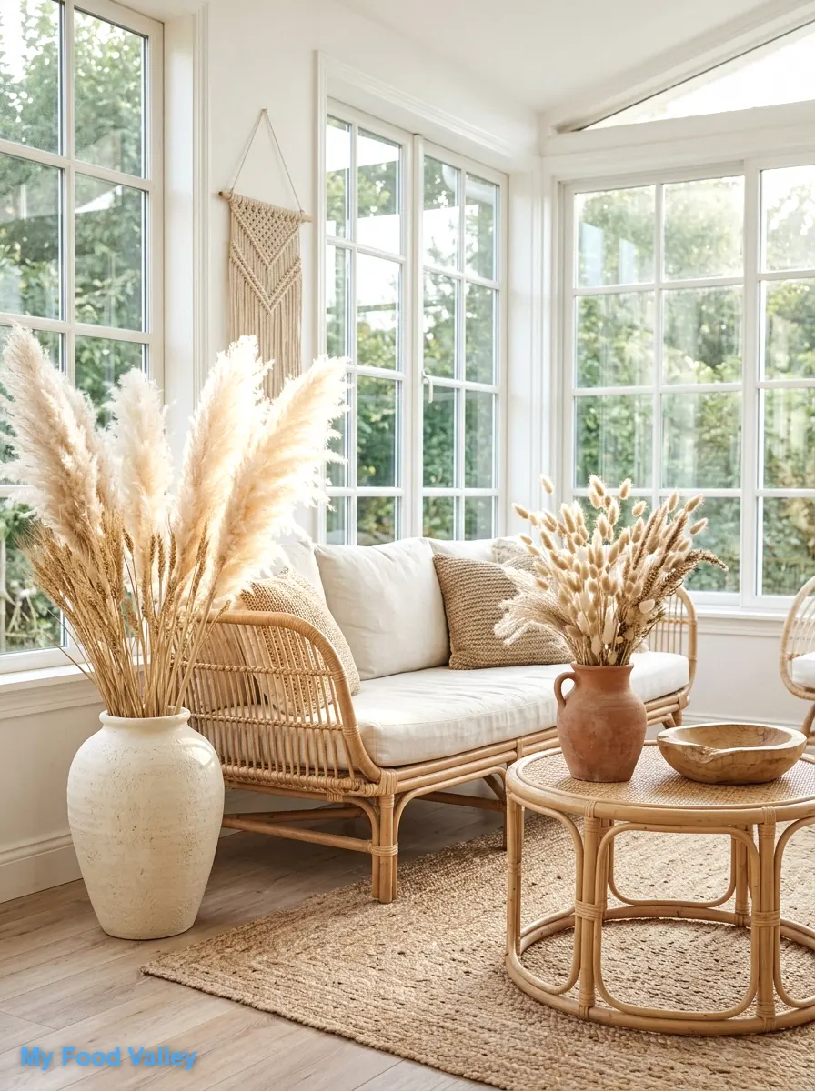 style sun-bleached dried botanicals