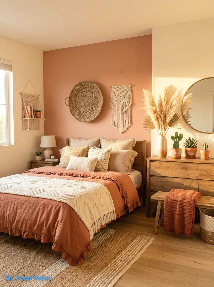 terracotta and cream desert boho