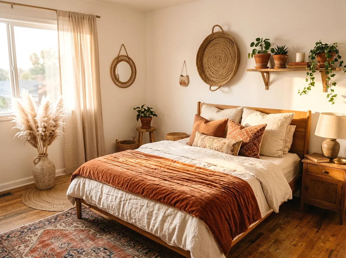 terracotta and rust warm tones