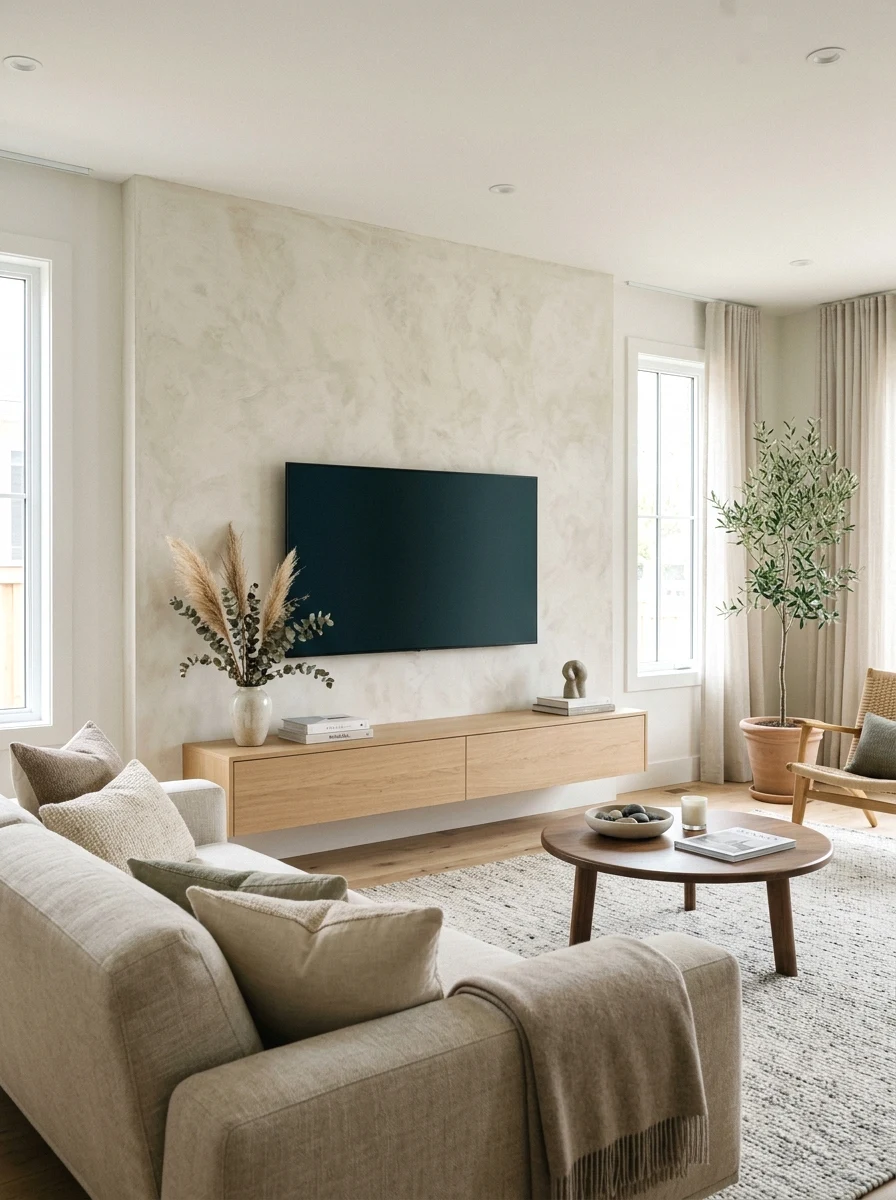 textured plaster wall