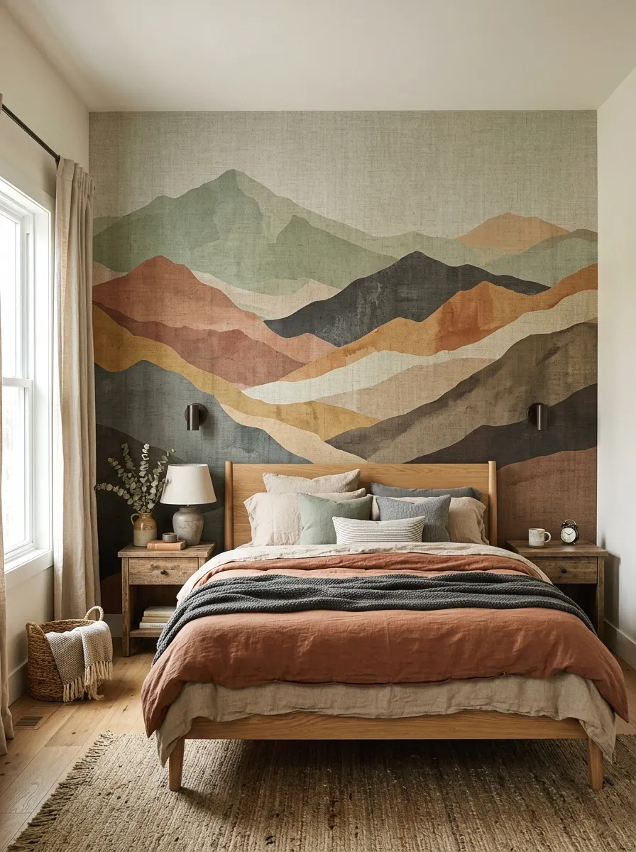 textured wallpaper mural