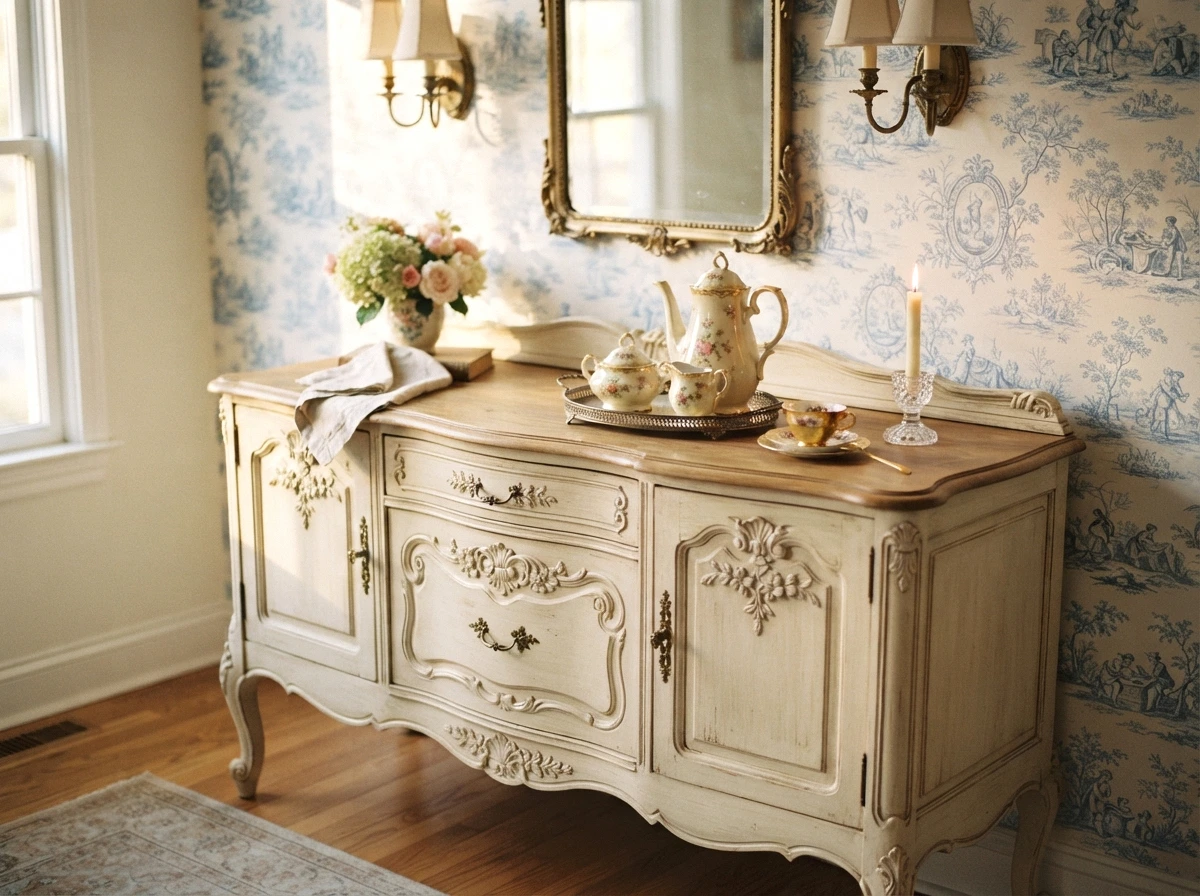 the french provincial buffet bar