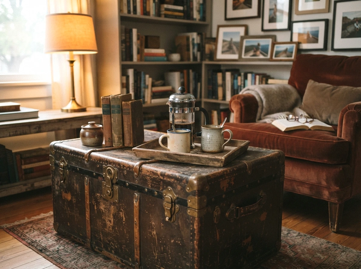 the steamer trunk coffee bar