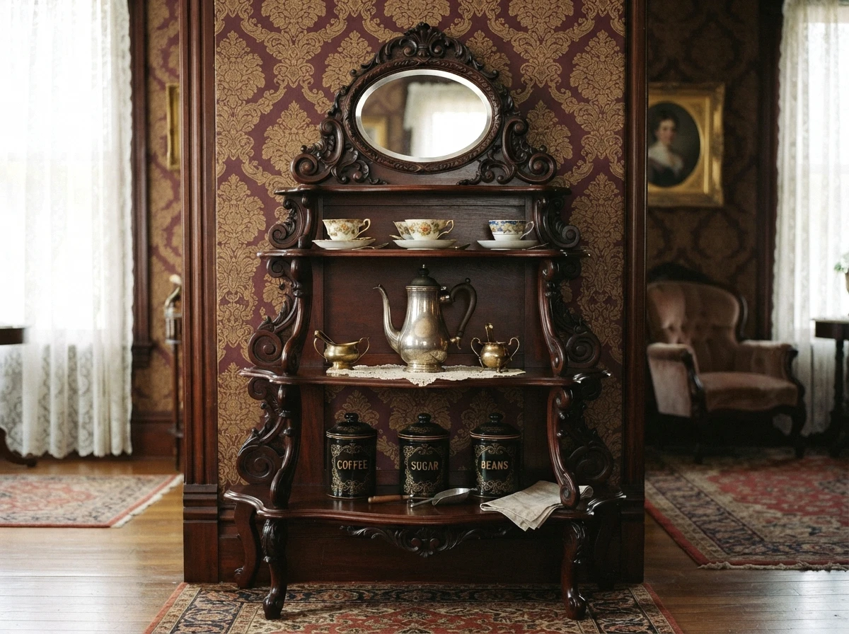 the victorian étagère display
