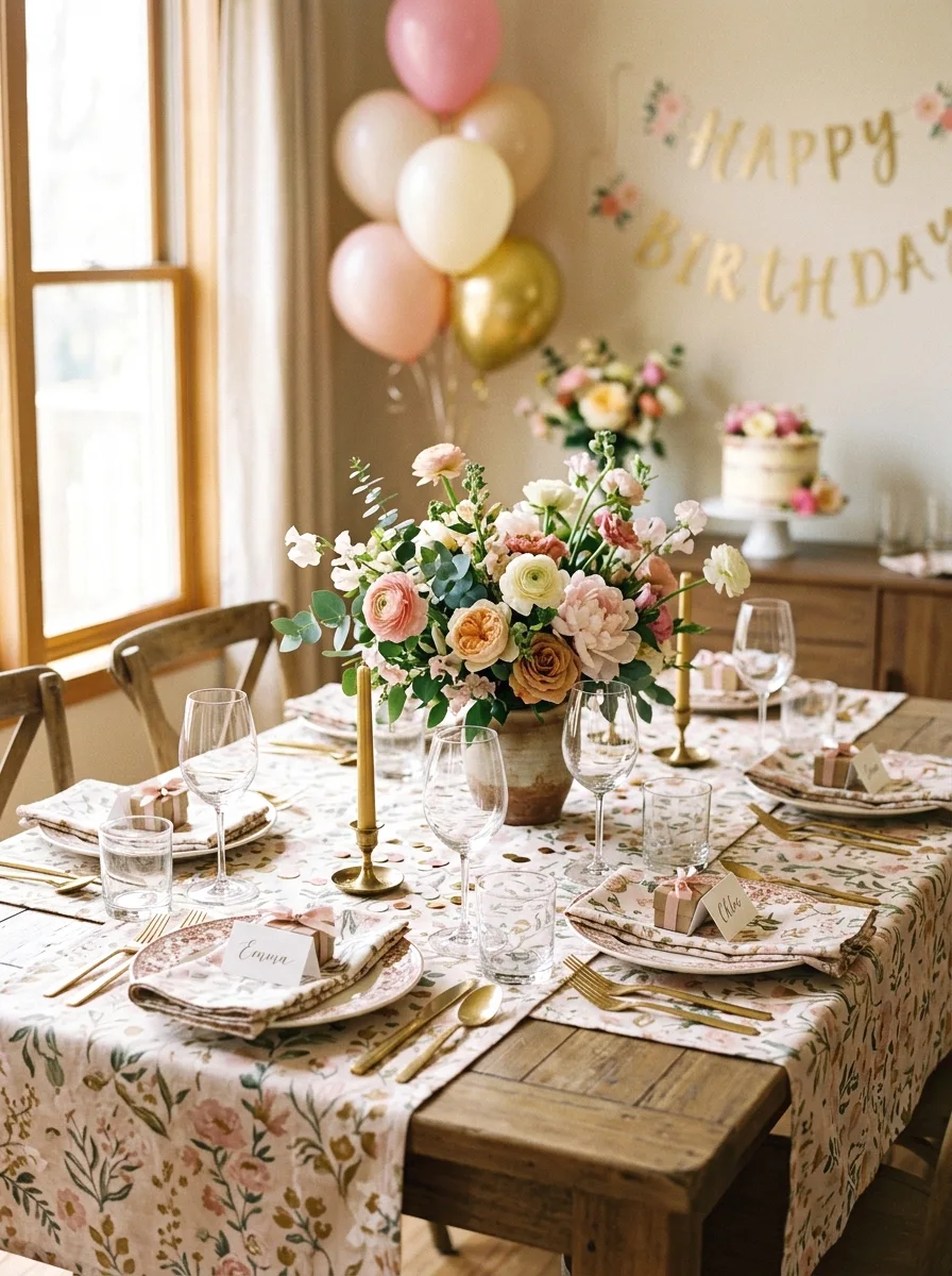 themed tablescape