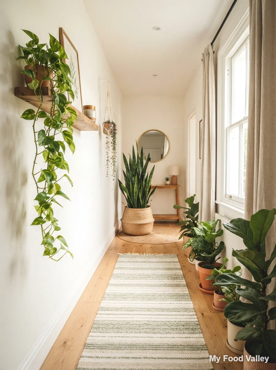 trailing plants for a living green hallway