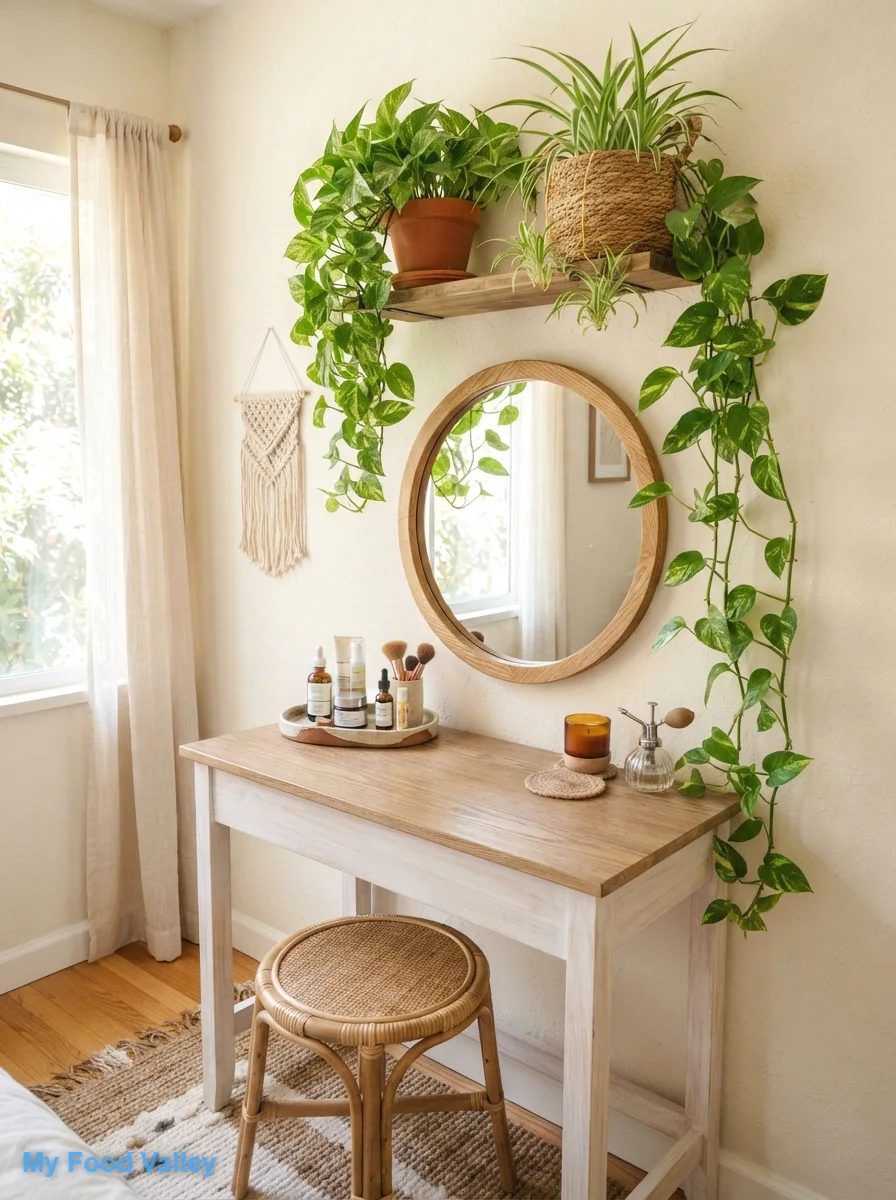 trailing plants that bring the vanity to life