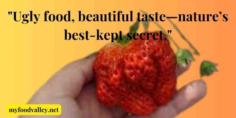Ugly food quotes