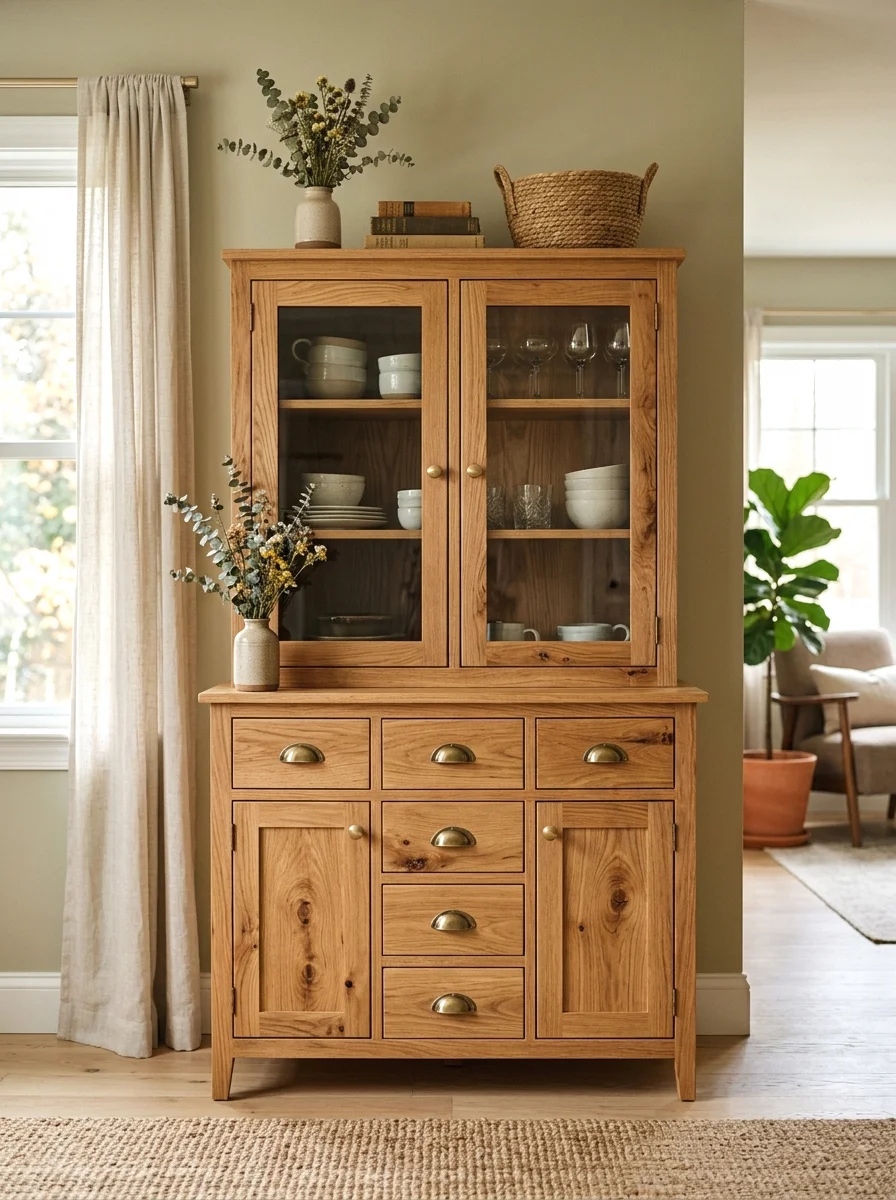 upcycled furniture with new hardware