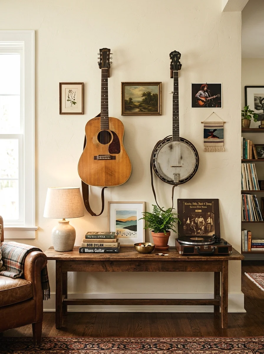 vintage instrument display