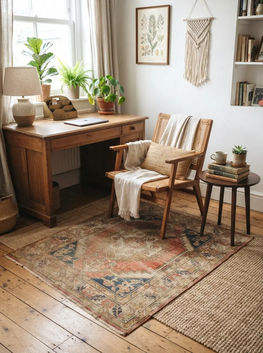 vintage kilim accent rug