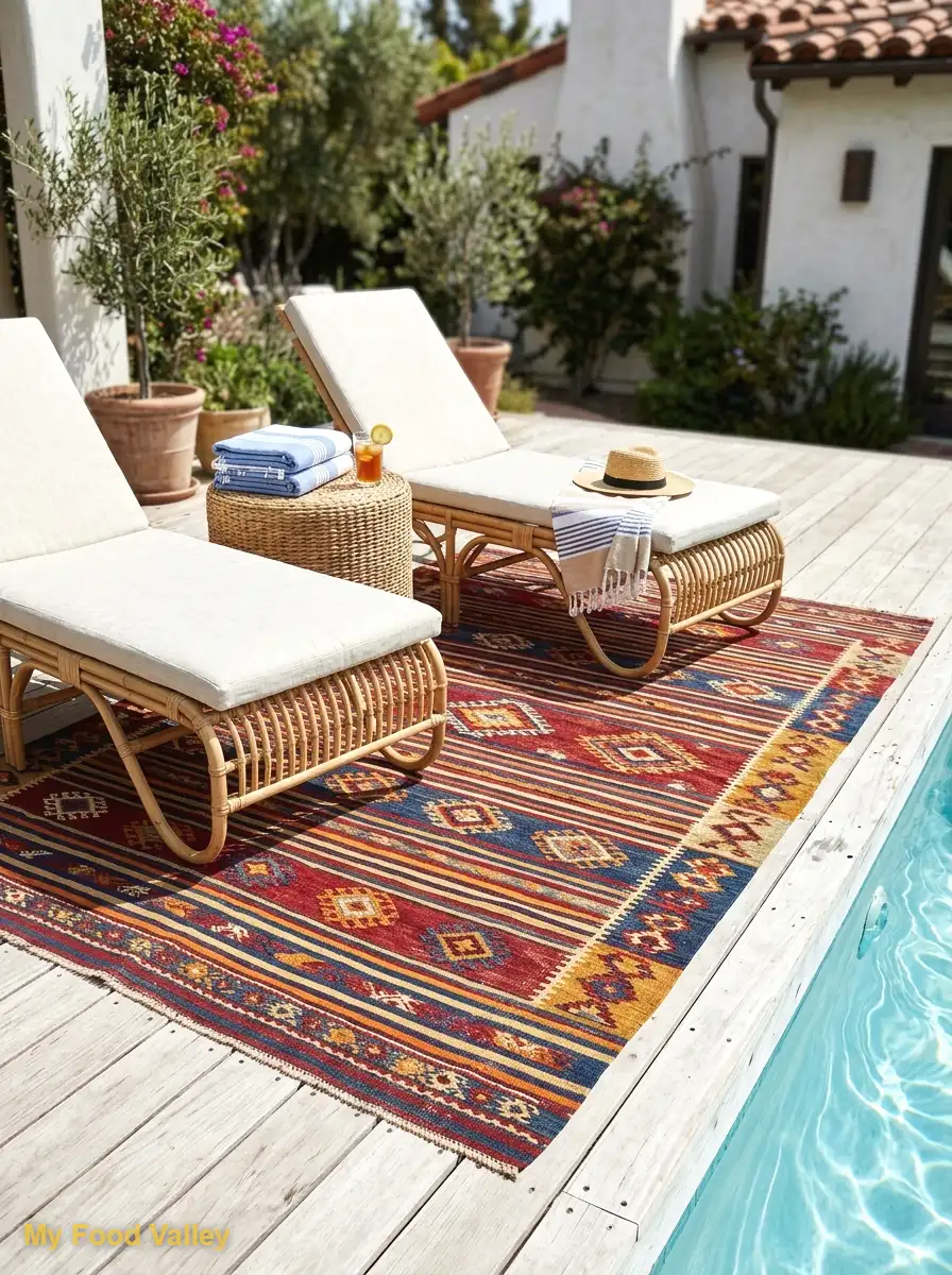 vintage kilim outdoor rug