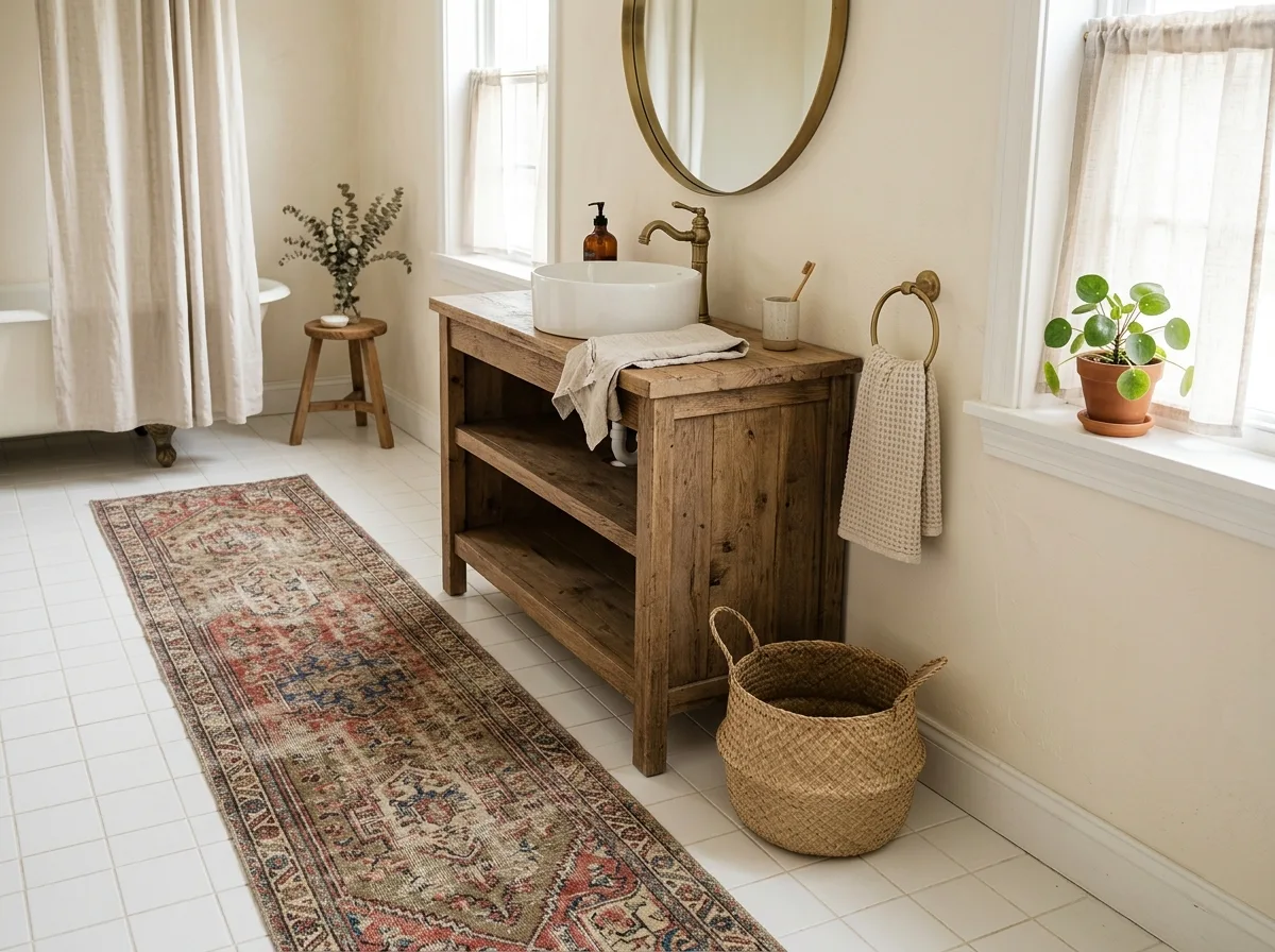 vintage rug runner