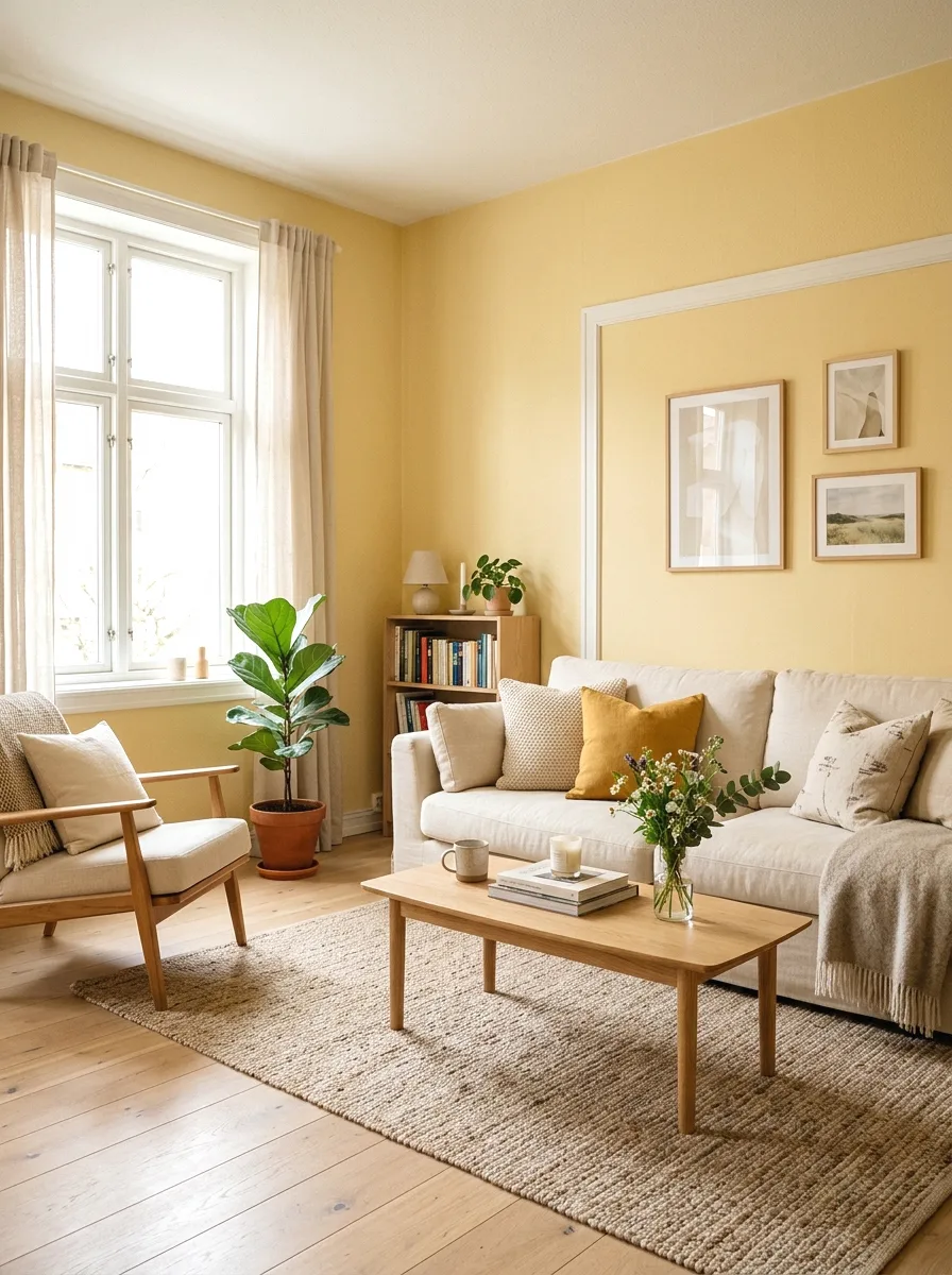 warm butter yellow