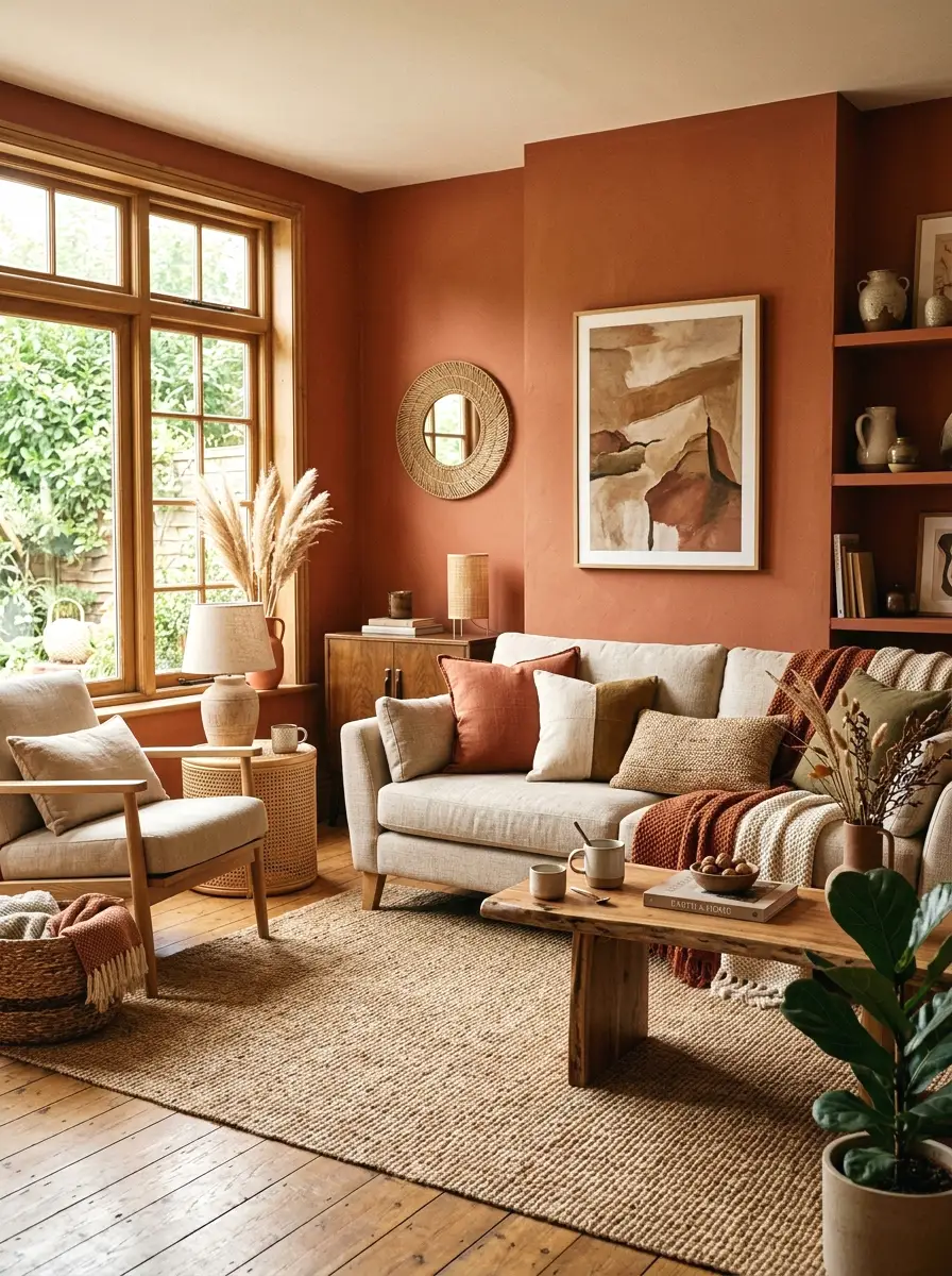 warm terracotta