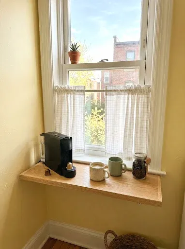 window nook coffee station