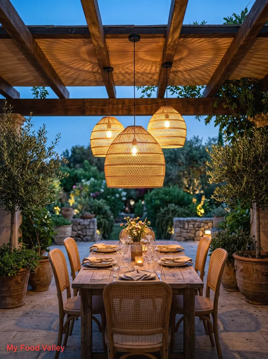 woven rattan pendant lights